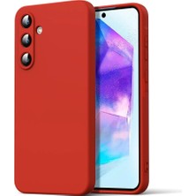 xirshop Samsung Galaxy A16 5g Kılıf Nano Içi Kadife Silikon - Kırmızı