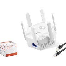 Maxdora Pix-Link WR56T Wifi Repeater 1200MBPS Beyaz Çift Bant Wi-Fi 2.4 Ghz ve 5 Ghz Wps Desteği