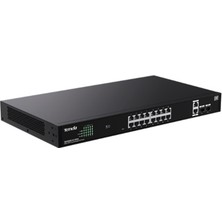 Zemira Tenda TEG2220P-16-250W 16 Port 10-100-1000 Poe +2 Sfp Switch Cloud Yönetilebilir Çelik Kasa Switch