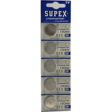 Rory Supex CR2016 3V Lityum 5li Blister Pil