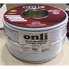 Dukkanıum Onli ON-6403 Rg6-U6 64 Tel 1,02 Ccs-Al 100 Metre Anten Uydu Kablosu