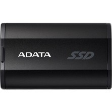 Negok Adata 2000GB SD810 Siyah Taşınabilir USB 3.2 Gen2 X2 Type-C SSD Harici Disk