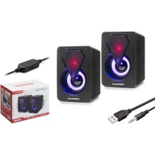 Novis Liora Hadron HD6053 Bilgisayar Speaker 1.1 Ledli̇ Si̇yah