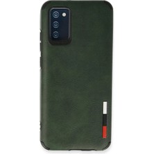 xirshop Samsung Galaxy A03S Kılıf Loop Deri Silikon - Yeşil