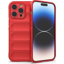 xirshop Iphone 16 Pro Max Kılıf Optimum Silikon - Kırmızı