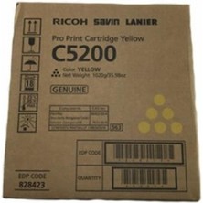 Lims Store Ricoh C5200Y Yellow Sarı Orjinal Fotokopi Toneri Pro C5200 24.000 Sayfa