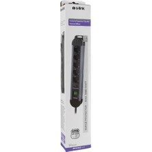 CT Stones S-Link SPGKS05 1.5m 3g1.5mm2 900 Joule 5li Akım Kor. Gri Priz Çoklayıcı