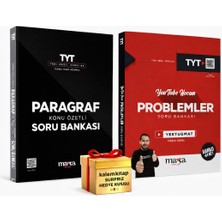 Marka Yayınları Tyt Paragraf Konu Özetli Soru Bankası + Tyt Problemler Soru Bankası (Youtube Video Çözümlü) Yeni Nesil Tam Set
