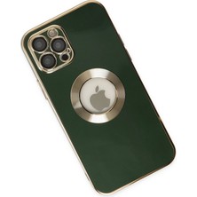 No35 Newface Iphone 12 Pro Max Kılıf Store Silikon - Yeşil