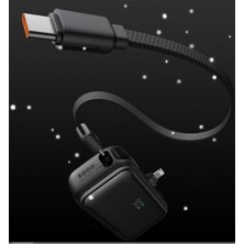 No35 Mcdodo MC-7800 5000MAH 22.5W Dahili Kablo ve Lightning Konnektörlü Mini Powerbank