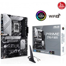 No35 Asus Prime Z790-P Wifi Intel Z790 LGA1700 Ddr5 7200 Dp HDMI 3x M2 Usb3.2 Ax Wi̇fi̇ Bt Aura Rgb