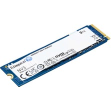 CT Stones Kingston 2tb Nv3 SNV3S-2000G 6000-5000MB-S Pci-Express 4.0 M.2 SSD Disk