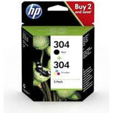 Uslucan Alışveriş Hp 304 Black-Color Siyah-Renkli Multi Paket 3JB05AE