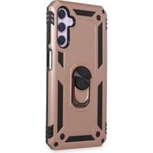 xirshop Samsung Galaxy A24 4g Kılıf Sofya Yüzüklü Silikon Kapak - Rose