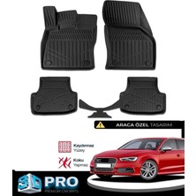 DBC Online Audi A3 3D Havuzlu Paspas 2017 ve Sonrası Kokusuz