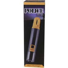 Stylmenplus Polıce PS-305 Şarj Göstergeli, Powerbank Özellikli,şarjlı El Feneri