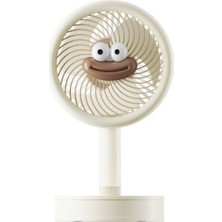 Maxdora Everest EFN14 Krem 1200MAH 3 Hız Kademeli Masaüstü USB Fan