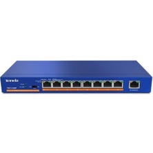 CT Stones Tenda TEF1109P-8-63W 9 Port 8 Port Poe+ 10-100 Switch