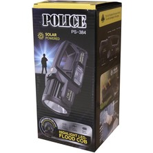 Novis Liora Polıce PS-384 Güneş Enerjili, Enerji Göstergeli, Telefon Şarj Etme Özellikli Spot Fener