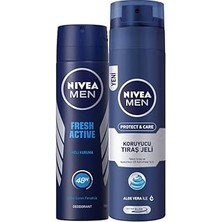 SHC4200 Men Erkek Sprey Deodorant Fresh 48 Saat Deodorant Koruması 150ML ve Men Protect&amp;care Tır