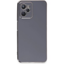 xirshop Realme C35 Kılıf Volet Silikon - Mavi