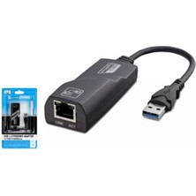 Cash Dukkan Hadron HDX5265 Usb3.0 Ethernet Card 10-100-1000 Mbps Si̇yah