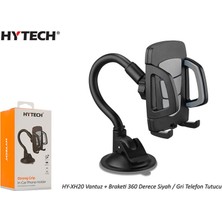 Hytech HY-XH20 Vantuz + Braketi 360 Derece Siyah-Mavi Telefon Tutucu