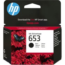 Negok Hp 653 Black Siyah Kartuş 3YM75AE