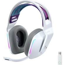 AK-SA-STR Logitech 981-000883 G733 Beyaz 7.1 Surround Rgb Mikrofonlu Lightspeed Kablosuz Gaming Kulaklık