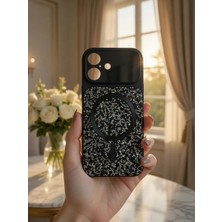 KumOziShop iPhone 17 Uyumlu Magsafe Özellikli Kamera Korumalı Elmas Taşlı Premium Kılıf