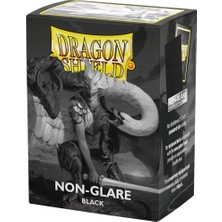 Dragon Shield Kılıfları - Mat Siyah, Parlama Önleyici V2 (100) Tamamen Opak Yansıma Yapmayan