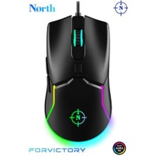 Freedom Storee North Air Black Rgb Kablolu Profesyonel Oyuncu Mouse