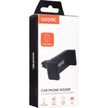 Dukkanıum Asonic AS-H01 Universal Ayarlanabilir Siyah Araç Telefon Tutucu