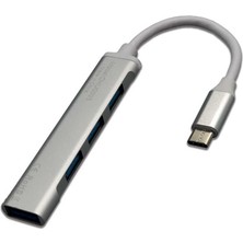 Negok Dexim DHU0003-DEXIM Elite Usb-Typ-C To 4 Port Usb-A Hub