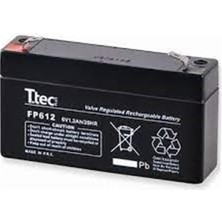 No35 Ttec 6V 1.3AH Bakımsız Kuru Akü