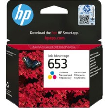 Hp 653 Color Renkli Kartuş 3YM74AE