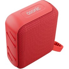 Rory Asonic As-03 Kırmızı Usb-Tf-Tws-Bluetooth Destekli 5W 1200MAH Type-C Speaker