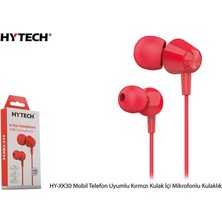 CT Stones Hytech HY-XK30 Mobil Telefon Uyumlu Kırmızı Kulak Içi Mikrofonlu Kulaklık