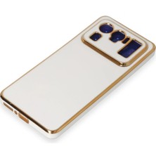 No35 Newface Xiaomi Mi 11 Ultra Kılıf Volet Silikon - Beyaz