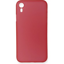 No35 Newface Iphone Xr Kılıf Pp Ultra Ince Kapak - Kırmızı