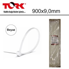 No35 Tork TRK-900-9,0MM Beyaz 100LÜ Kablo Bağı