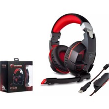 Dukkanıum Hadron G59 Gaming Kulaklık USB 7.1 Ps4 LED Siyah-Kırmızı
