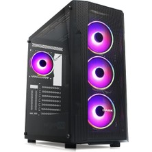 Zemira Dark DKCHMAXV30 Maxima V30, 3X12CM, 1X12CM Argb Fan, 2xusb3.0, 1xtype-C, Oyuncu Kasası