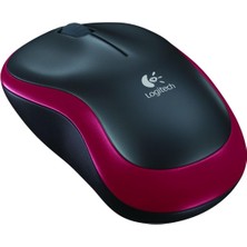 No35 Logitech 910-002237 M185 Kırmızı Kablosuz Mouse