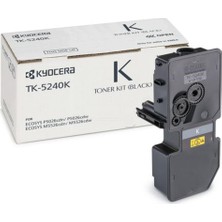 No35 Kyocera TK-5240K Black Siyah Orjinal Fotokopi Toneri Ecosys M5526CDN-5526CDW P5026CDN-5026CDW 4.000