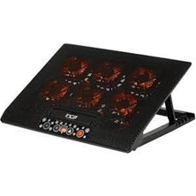 Cash Dukkan Inca INC-604TGS 6x Fan Kont ,paneli 2x USB 6,kd,gm Notebook Soğutucu