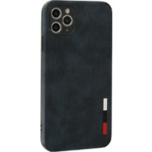 No35 Newface Iphone 11 Pro Max Kılıf Loop Deri Silikon - Lacivert