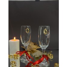 No35 Şampanya Kadehi̇ Yüzük Fi̇gürlü 2'li̇