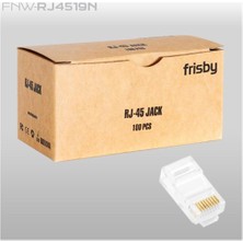 Stylmenplus Frisby FNW-RJ4519N Cat5 100LÜ RJ45 Konnektör