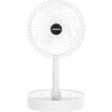 Paxteks Everest EFN-605 Masaüstü Şarj Edilebilir Beyaz 800MAH USB Fan